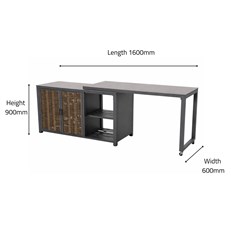 Outdoor Kitchen BBQ Table and Bar Stool Set