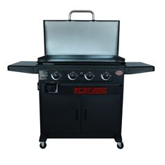 Char-Griller - Flat Iron 4 Burner Premium Gas Griddle / Plancha (with UK regulator)