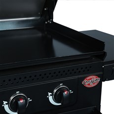 Steel griddle top