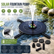 Floating Solar Pond Pump Lithium Rechargeable