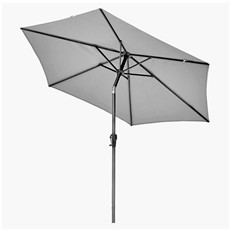 Tilt mechanism of the Riva parasol in luna grey