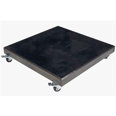 Modena Polished Black Granite Wheeled Parasol Base