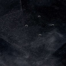 Polished black granite
