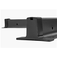 Can be permanently fixed to the ground or used with weights