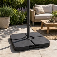 Suitable for any parasol requiring a 90kg base