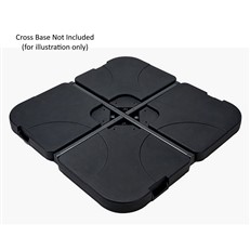For use with the Steel Cross Base