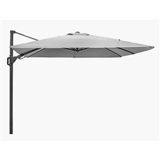 Voyager garden parasol in luna grey