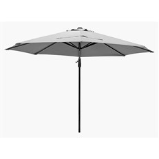 Voyager garden parasol in luna grey