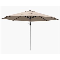 Voyager garden parasol in taupe