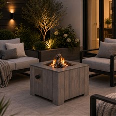 Gas FireTable in a Patio Setting