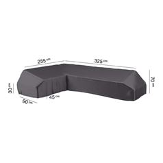Protective AeroCover for Long Right Hand L-Shape High Back Corner Garden Lounge Furniture