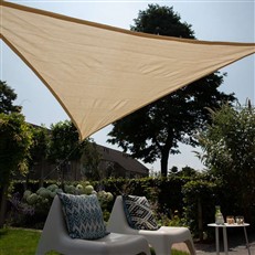 Sand colour shade sail