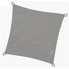 Square shade sail in grey