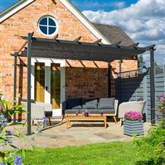 Freestanding 4x3 Venetian Garden Awning