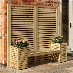 Garden Creations Wooden Seat Set