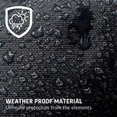 Weatherproof and UV-resistant