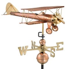Bi-plane Farmhouse Weathervane