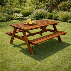 Wooden Picnic Bench