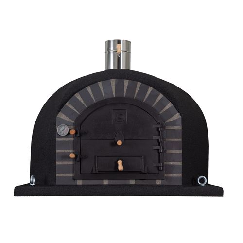 Horacio Wood Fired Outdoor Oven – Black Clay Pizza & Bread Oven