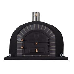 Horacio Wood Fired Outdoor Oven – Black Clay Pizza & Bread Oven