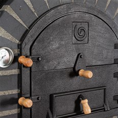 Horacio Wood Fired Outdoor Oven – Black Clay Pizza & Bread Oven