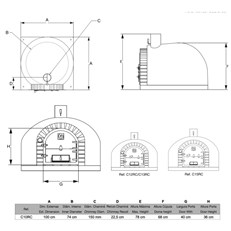 Horacio Wood Fired Outdoor Oven Royal Red – Clay Pizza & Bread Oven