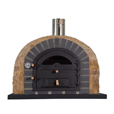 Horacio Wood Fired Outdoor Oven Champaigne – Handmade Clay Pizza & Bread Oven