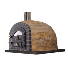 Horacio Wood Fired Outdoor Oven Champaigne – Handmade Clay Pizza & Bread Oven