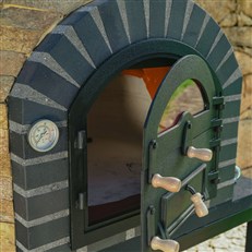 Horacio Wood Fired Outdoor Oven Champaigne – Handmade Clay Pizza & Bread Oven