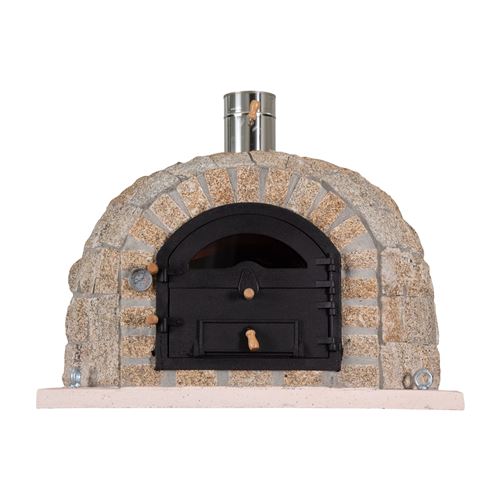 Horacio Wood Fired Outdoor Oven Granite – Handmade Clay Pizza & Bread Oven