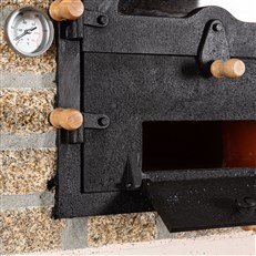 Horacio Wood Fired Outdoor Oven Granite – Handmade Clay Pizza & Bread Oven
