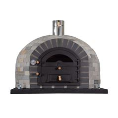 Horacio Wood Fired Outdoor Oven Silver – Handmade Clay Pizza & Bread Oven