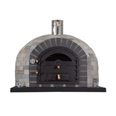 Horacio Wood Fired Outdoor Oven Silver – Handmade Clay Pizza & Bread Oven