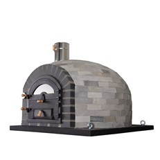 Horacio Wood Fired Outdoor Oven Silver – Handmade Clay Pizza & Bread Oven