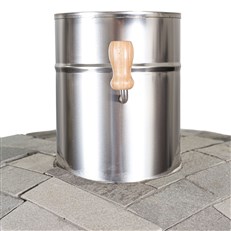 Horacio Wood Fired Outdoor Oven Silver – Handmade Clay Pizza & Bread Oven