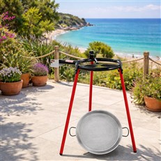 Paella Cooking Set with Gas Burner and Spoon