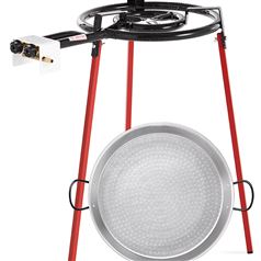 46cm Paella Set with Gas Burner and Skimming Spoon