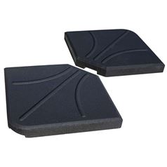 Pack of 2 Base Weights for an Overhanging Garden Parasol