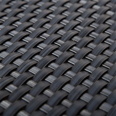 Artificial Poly Rattan Weave Privacy Screen Garden Fencing 1m High