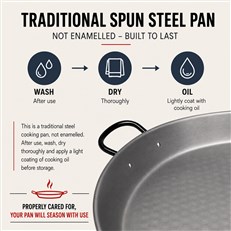 70cm Paella Set with Double Gas Burner