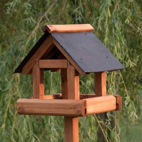 Sherringham Bird Table with Slate Roof 